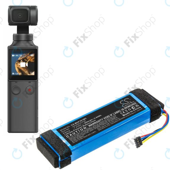 Baterija za Xiaomi Fimi Palm, 800mAh, Li-Pol, 7.4V, GH3DC01FM, HQ