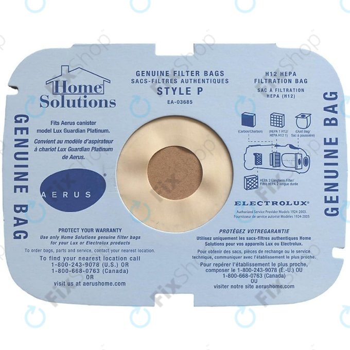 Electrolux, Aerus - Vrečka za sesalnik (Style-P)