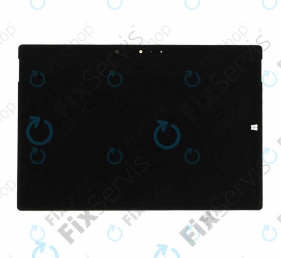 Microsoft Surface 3 - LCD zaslon + steklo na dotik (Black) TFT