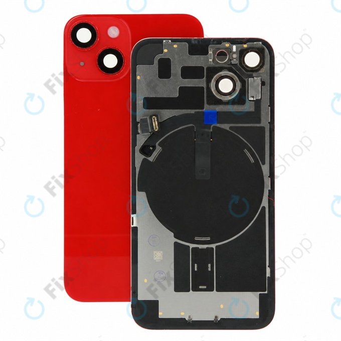 Steklo zadnjega ohišja za iPhone 14, (PRODUCT)RED, Pulled A