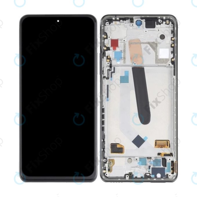 Xiaomi Poco F3 - LCD zaslon + steklo na dotik + okvir (Black) OLED