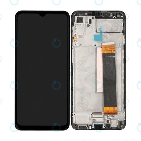 Samsung Galaxy M33 5G M336B - LCD zaslon + steklo na dotik + okvir (Black) TFT