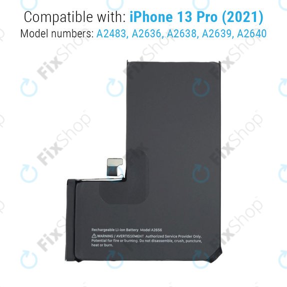 Baterija za iPhone 13 Pro, 3095mAh