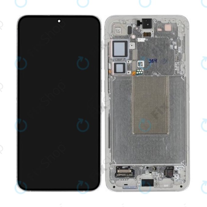 Samsung Galaxy S24 Plus S926B - LCD zaslon + steklo na dotik + okvir (Marble Grey) - GH82-33410B Genuine Service Pack