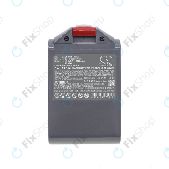 Dyson V-series - Baterija SV18, 398857-01 Li-Ion 18V 2500mAh HQ