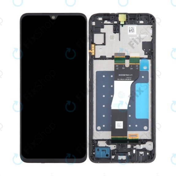Samsung Galaxy A05s A057G - LCD zaslon + steklo na dotik + okvir (Black) TFT