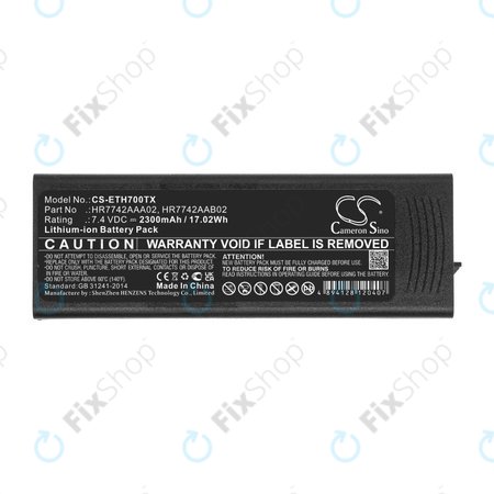 Baterija za EADS P3G, TPH700, 2300mAh, Li-Ion, 7.4V, HR7742AAA02, HQ