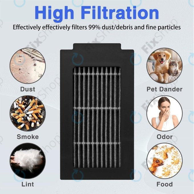 HEPA filter, 2 kos za Ecovacs Deebot T50 Omni, T50 Pro Omni, T50 Max, T50 Max Pro Omni
