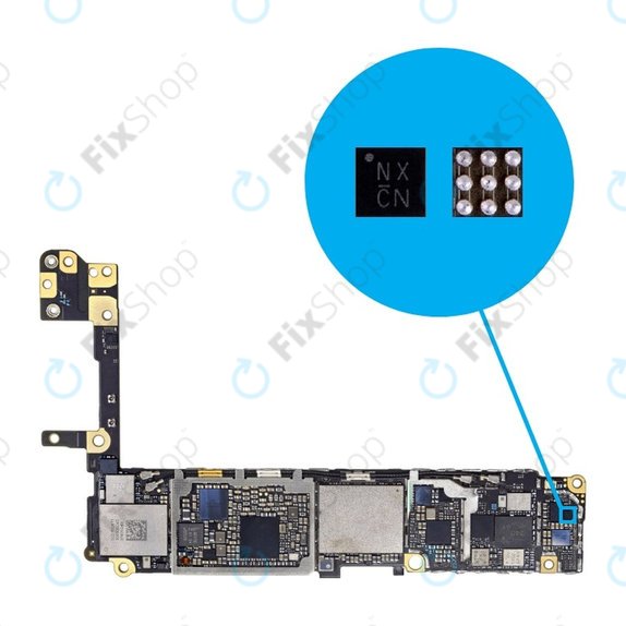 Apple iPhone 6S, 6S Plus - upravljanje vibracij IC NX CN 9 pinov