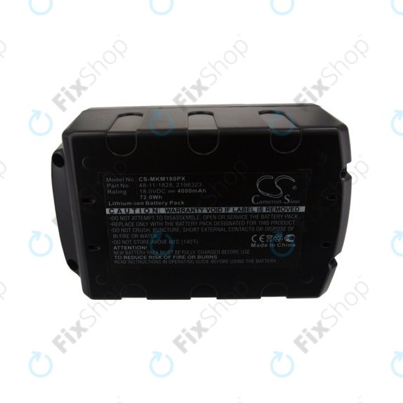 Milwaukee 2600-series, 2700-series, AG-125, C18, HD18, M12, M18 - Baterija YTB313 Li-Ion 4000mAh HQ