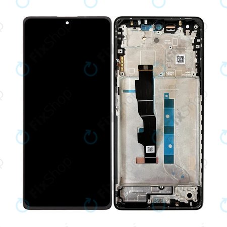 Xiaomi Redmi Note 13 5G 2312DRAABC - LCD zaslon + steklo na dotik + okvir (Stealth Black) OLED