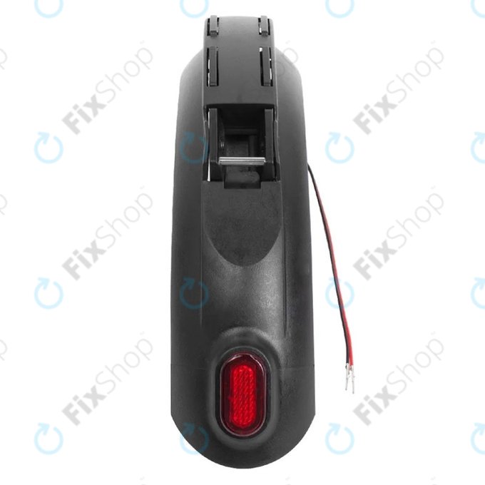 Kugoo S1, S1 Pro, S2, S3 - Zadnji blatnik z lučjo in kablom (Black)