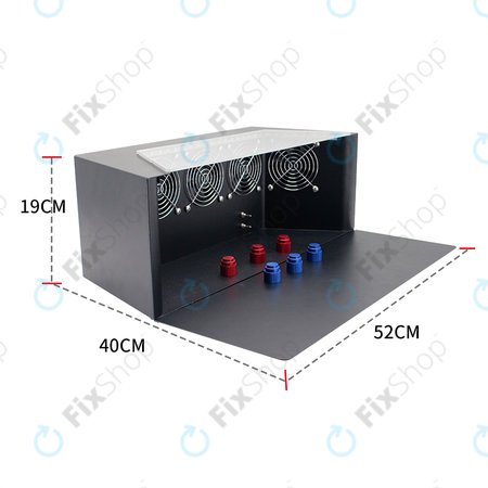 Delovna miza brez prahu za popravila