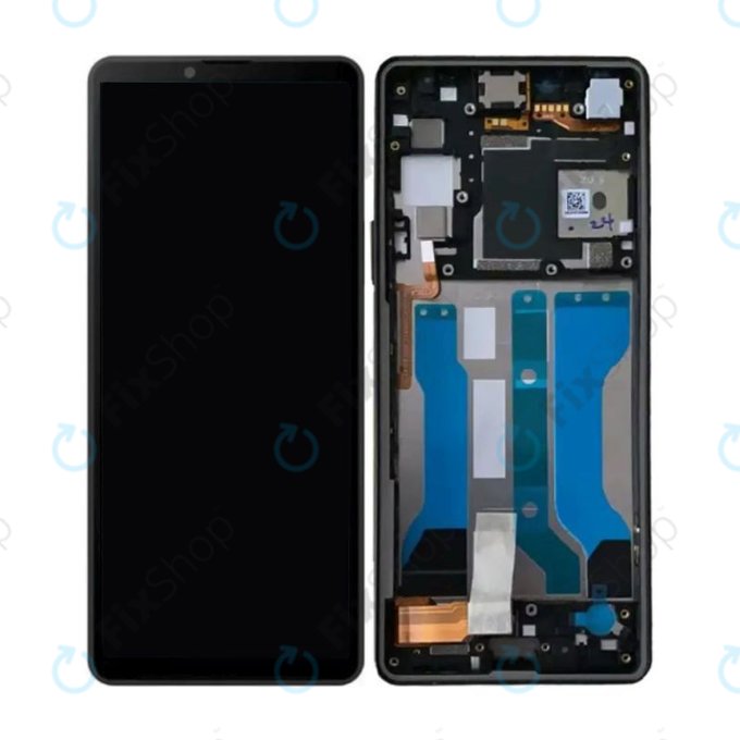 Sony Xperia 10 V - LCD zaslon + steklo na dotik + okvir (Black) OLED