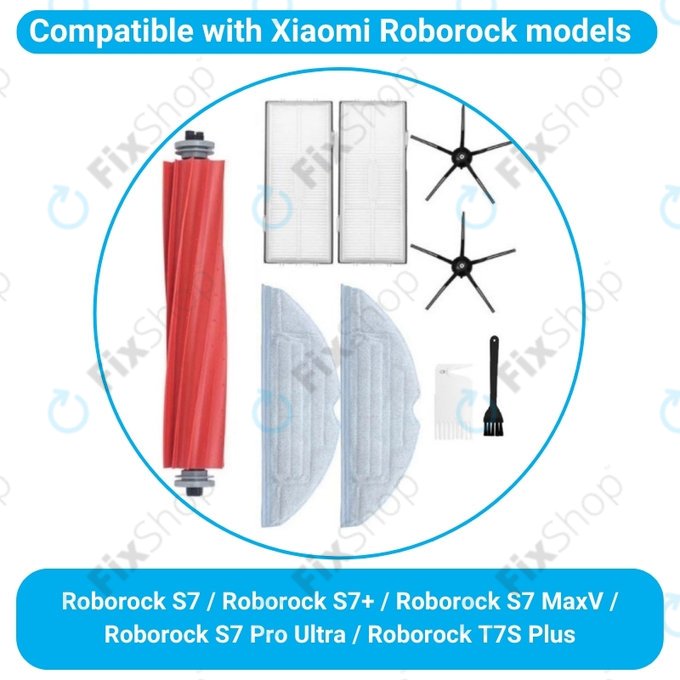 Xiaomi Roborock S7, S7+, S7 MaxV, S7 Pro Ultra, T7S Plus - Standardni komplet (Črna)