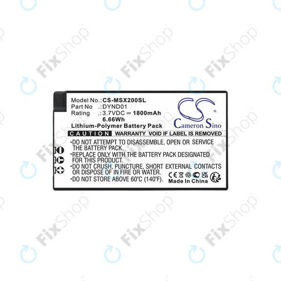 Baterija za Microsoft Xbox Elite Series 2, 1800mAh, Li-Pol, 3.7V, DYND01, HQ