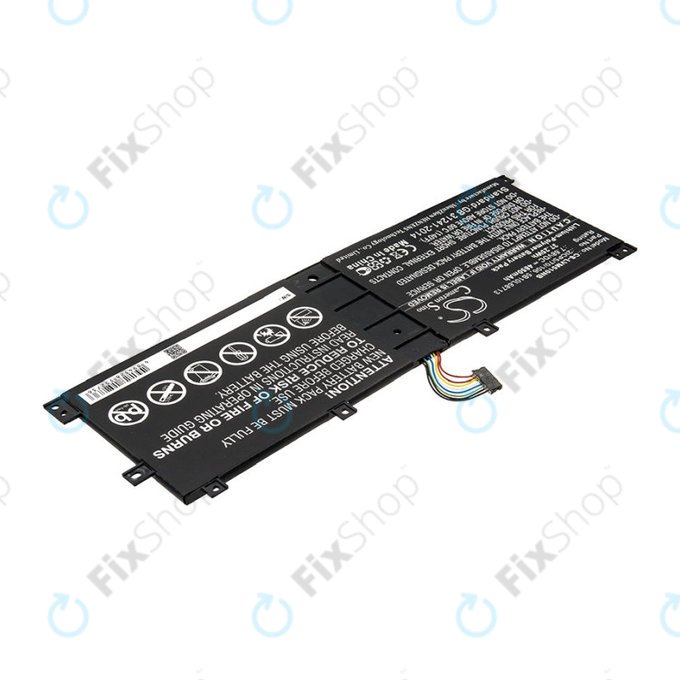 Baterija za Lenovo IdeaPad Miix 510, Miix520, Miix 5 Pro, 4850mAh, Li-Pol, 7.68V, 2ICP5/70/106, HQ
