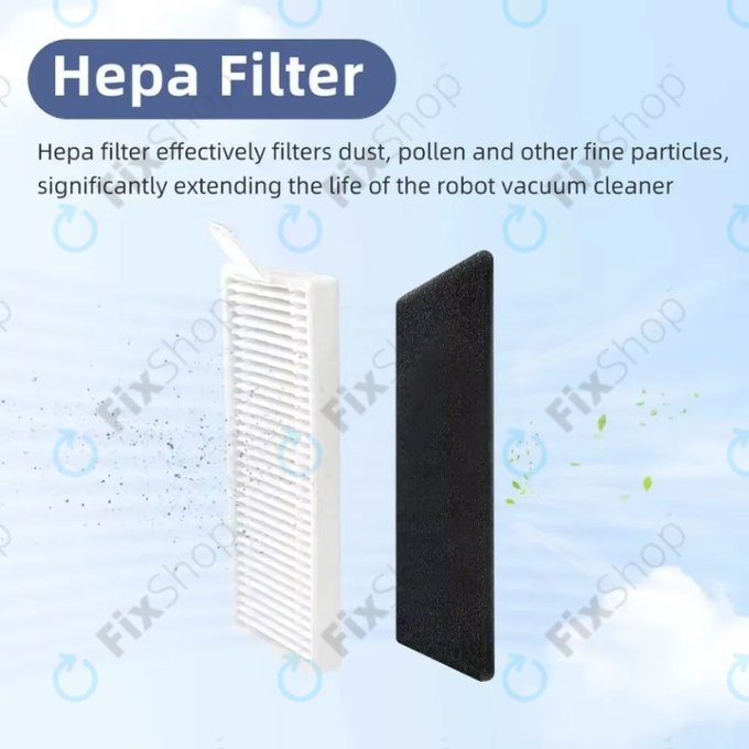 HEPA filter, 2 kos za Rowenta X-plorer S65, S65+, S70, S70+, S75s, S75s+