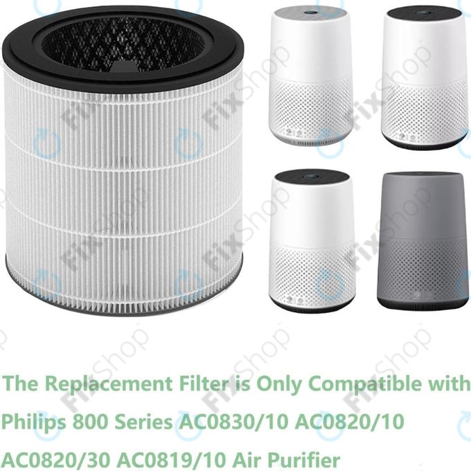 Philips 800-series, AC0830/10, AC0820/10, AC0820/30, AC0819/10 - HEPA filter 3v1 (Aktivno oglje)
