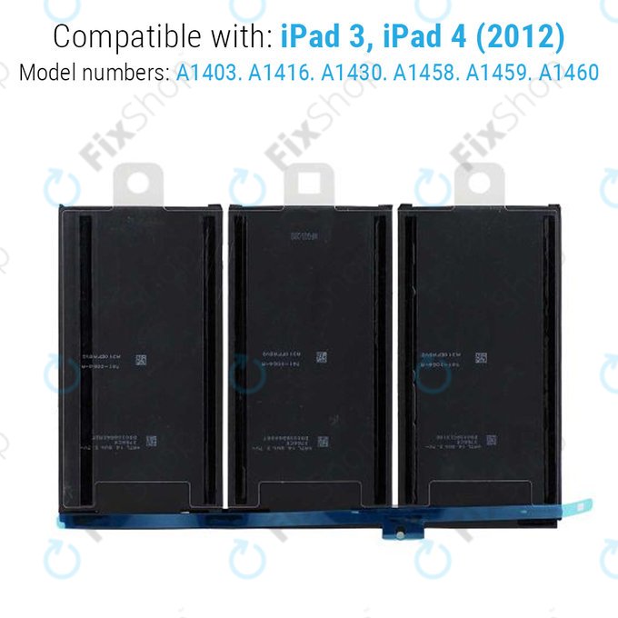 Apple iPad 3, iPad 4 - Baterija 11560mAh