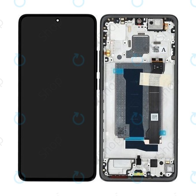 Xiaomi Poco X7 Pro 2412DPC0AG - LCD zaslon + steklo na dotik + okvir (Black) - 56000300O1000 Genuine Service Pack
