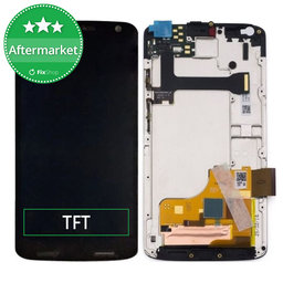 Motorola Moto X Force XT1581 - LCD zaslon + steklo na dotik + okvir (Black) TFT