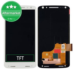 Motorola Moto X Force XT1581 - LCD zaslon + steklo na dotik (White) TFT