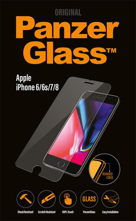 PanzerGlass - Tempered Glass Standardno za iPhone 6, 6s, 7, 8, SE 2020 in SE 2022, prozorno