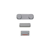 Apple iPhone 5S, SE - Power + Volume + Silent Mode Buttons (Space Gray)