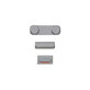 Apple iPhone 5S, SE - Power + Volume + Silent Mode Buttons (Space Gray)