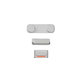 Apple iPhone 5S, SE - Gumbi za vklop + glasnost + tihi način (Silver)