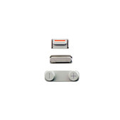 Apple iPhone 5 - Gumbi za vklop + glasnost + tihi način (White)