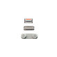 Apple iPhone 5 - Gumbi za vklop + glasnost + tihi način (White)