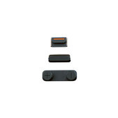 Apple iPhone 5 - Power + Volume + Silent Mode Buttons (Black)