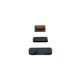 Apple iPhone 5 - Power + Volume + Silent Mode Buttons (Black)