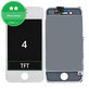 Apple iPhone 4 - LCD zaslon + steklo na dotik + okvir (White) TFT