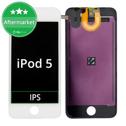 Apple iPod Touch (5th Gen, 6th Gen, 7th Gen) - LCD zaslon + steklo na dotik + okvir (White) TFT