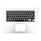 Apple MacBook Pro 15" A1398 (Late 2013 - Mid 2014) - Zgornji okvir tipkovnice + tipkovnica UK