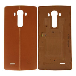 LG G4 H815 - Usnjen pokrov baterije + NFC (Leather Brown)