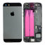 Apple iPhone 5S - zadnje ohišje z majhnimi deli (Space Gray)