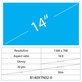 14 LCD Slim sijajni LED 30 pin