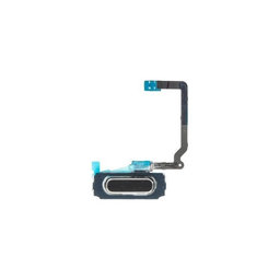 Samsung Galaxy S5 G900F - Home Button + Flex Cable (Charcoal Black)