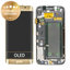 Samsung Galaxy S6 Edge G925F - LCD zaslon + steklo na dotik + okvir (Gold Platinum) - GH97-17162C, GH97-17317C, GH97-17334C Genuine Service Pack