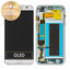 Samsung Galaxy S7 Edge G935F - LCD zaslon + steklo na dotik + okvir (Silver) - GH97-18533B, GH97-18594B, GH97-18767B Genuine Service Pack