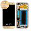 Samsung Galaxy S7 Edge G935F - LCD zaslon + steklo na dotik + okvir (Gold) - GH97-18533C, GH97-18594C, GH97-18767C Genuine Service Pack