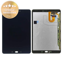 Samsung Galaxy Tab S3 T820, T825 - LCD zaslon + steklo na dotik (črno) - GH97-20282A Genuine Service Pack