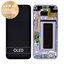 Samsung Galaxy S8 Plus G955F - LCD zaslon + steklo na dotik + okvir (Orchid Grey) - GH97-20470C, GH97-20564C, GH97-20565C Genuine Service Pack