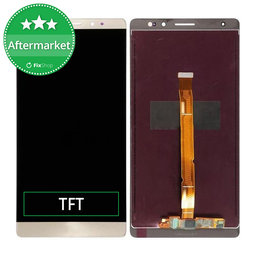 Huawei Mate 8 - LCD zaslon + steklo na dotik (Gold) TFT