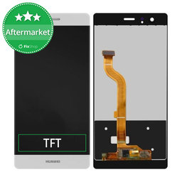 Huawei P9 - LCD zaslon + steklo na dotik (White) TFT