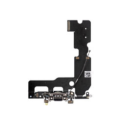 Apple iPhone 7 Plus - Konektor za polnjenje + Flex kabel (Black)